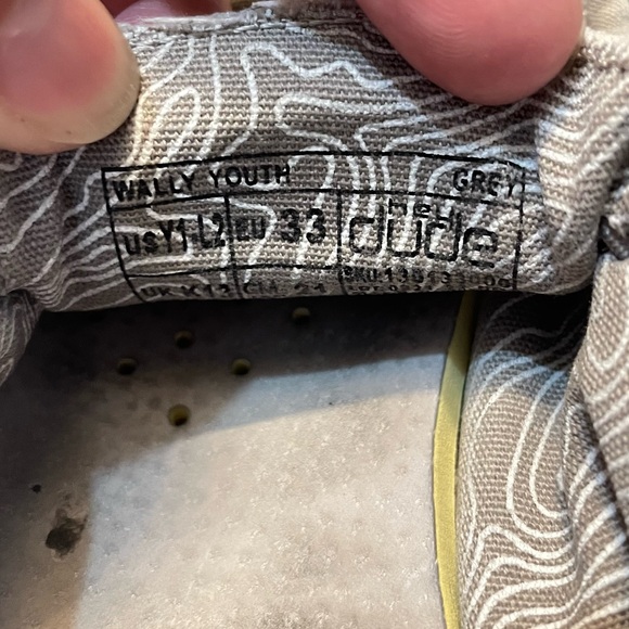 Kids Hey Dude Wally Stretch Canvas Tan Youth 1 US/ Canvas‎ Navy 13 US - Picture 8 of 10